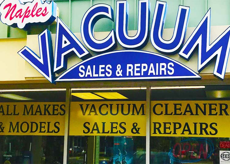 Naples Vacuum Sales & Repair Banner